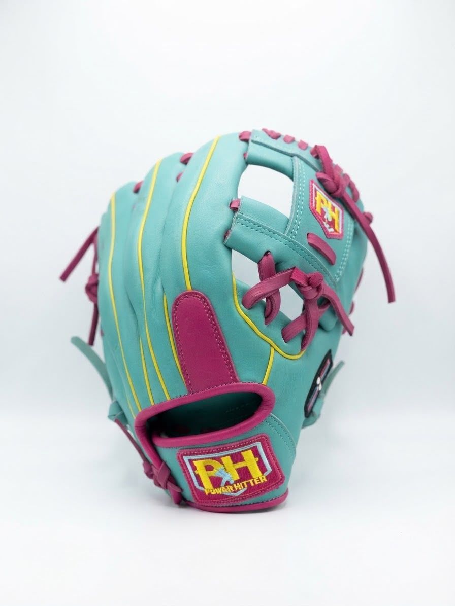 Guantes Powerhitter "11.5" Infield Pro-Play Azul V/ Rosa