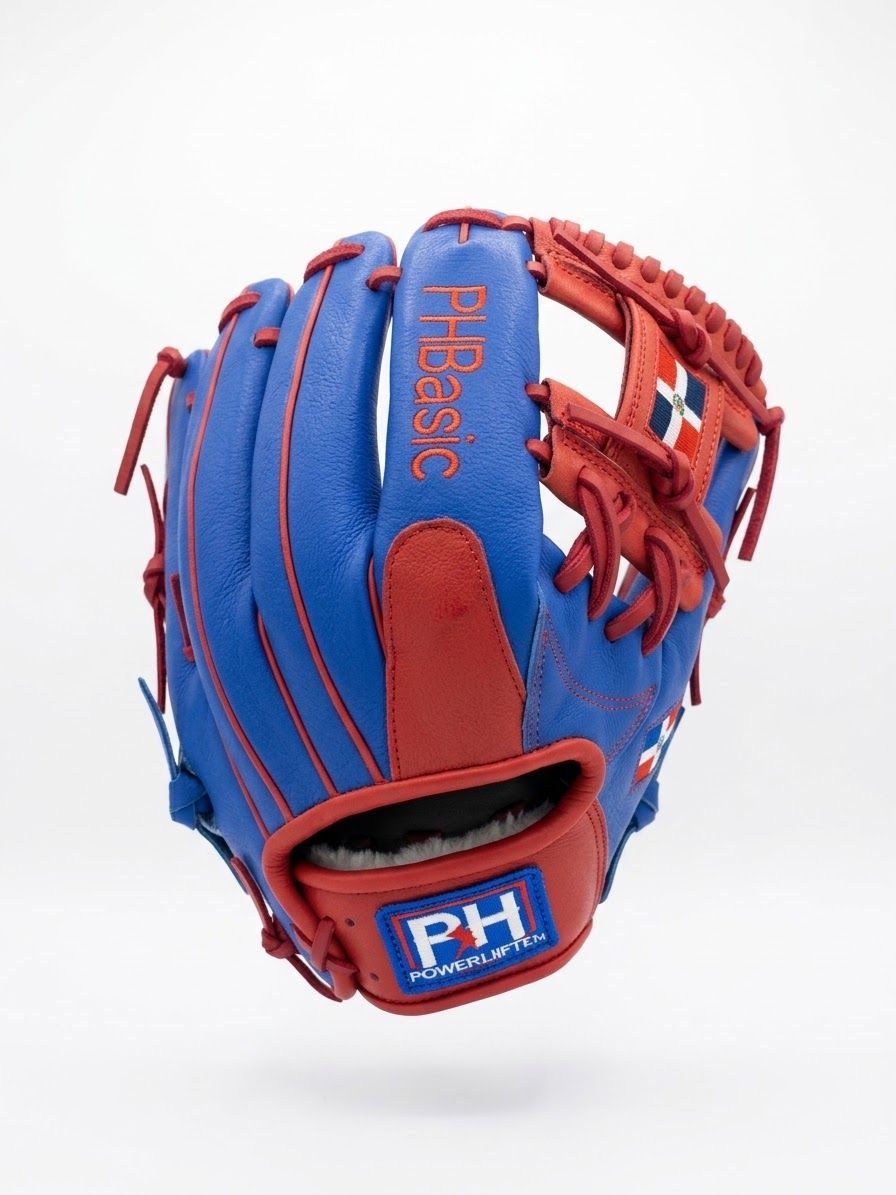 Guantes Powerhitter "11.5" infield PHBasic - Azul con Rojo