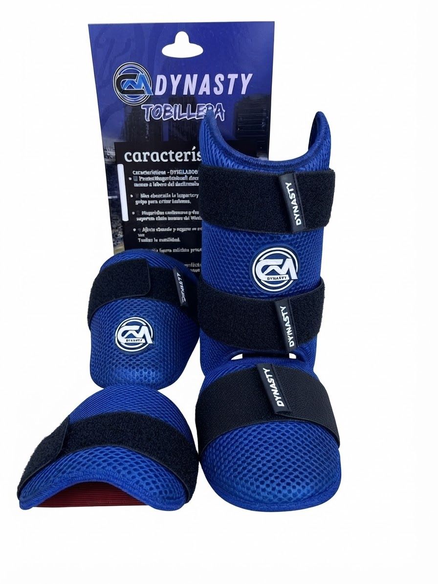 Set de Protectores Dynasty "Standard" Junior - Azul Royal