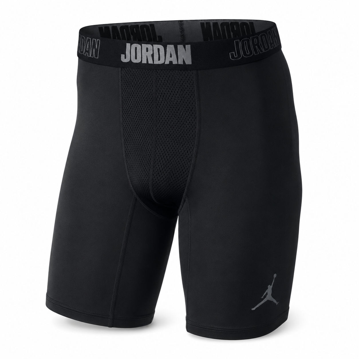 Licras L Jordan corta tipo Boxer negras