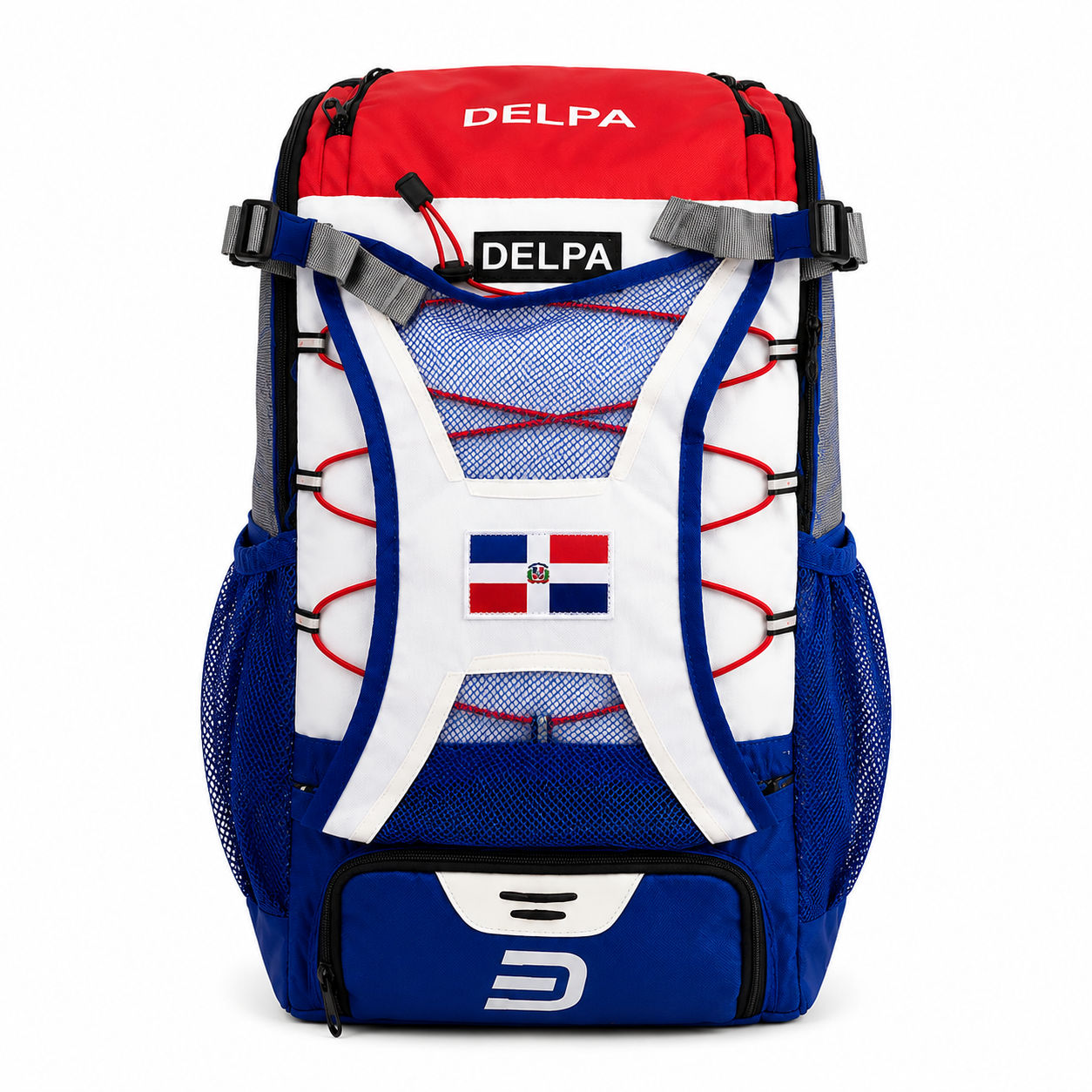 Mochilas de Béisbol DELPA Pro Elite RD Azul/ Rojo/ Blanco