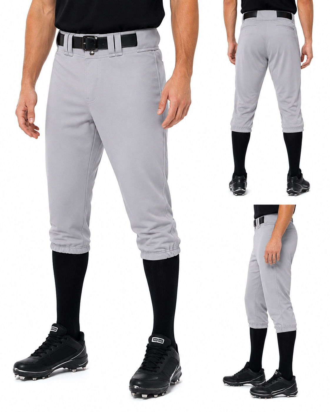 Pantalones S Normal Corto - Gris