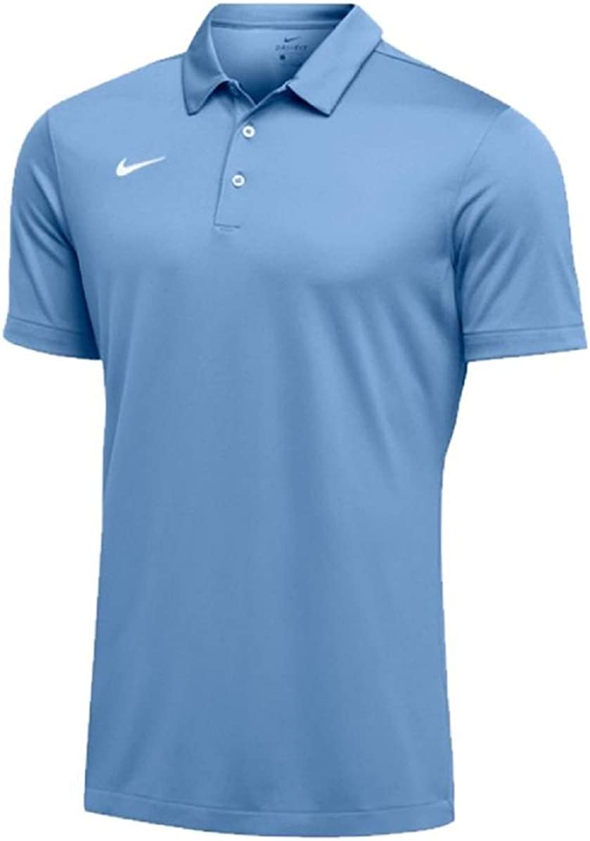 Camisetas L Nike Custom Team Dri-Fit Polo - Azul Cielo