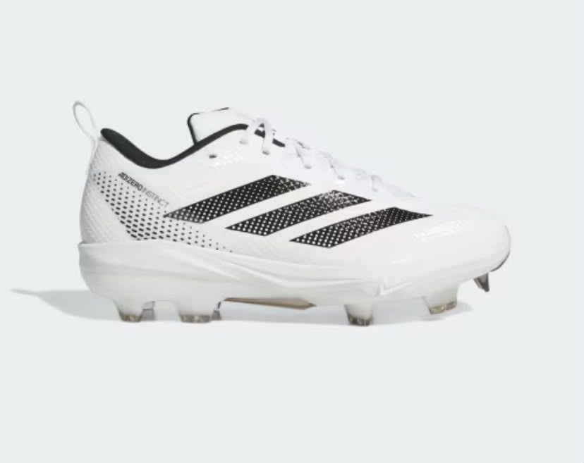 Spikes Adidas {8 - 42.5} Adizero Instinct 2.0 TPU - Blanco con Negro - Metal