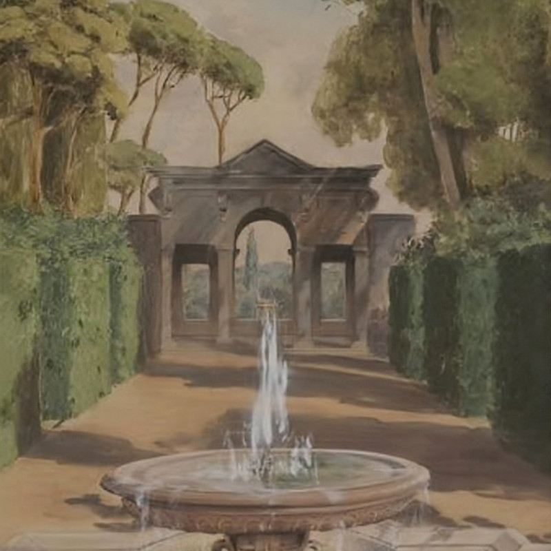 Détail des éléments décoratifs du paysage