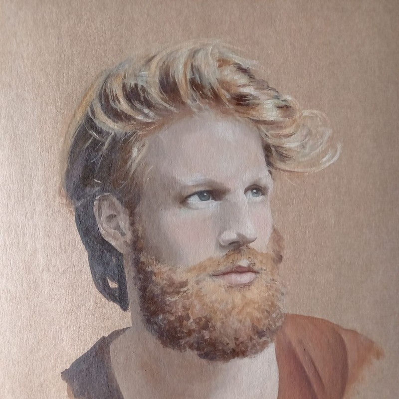 Portrait expressif avec regard vivant
