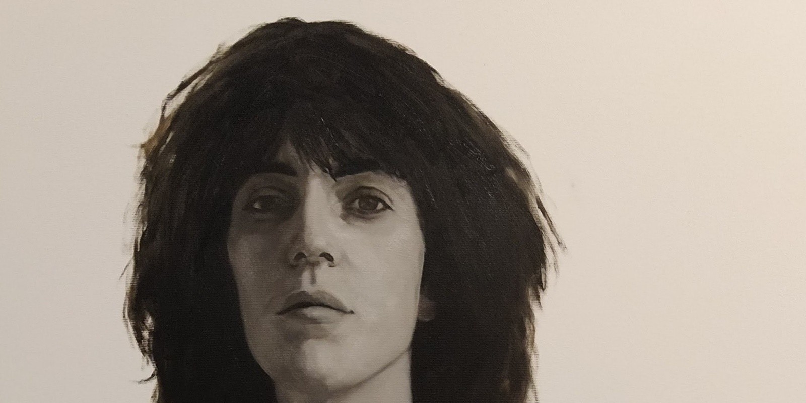 Portrait avec technique à l'huile