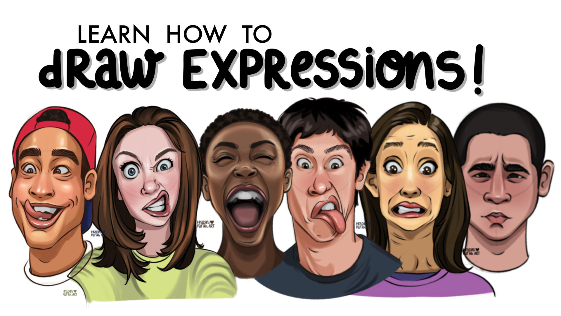 How to Draw Facial Expressions