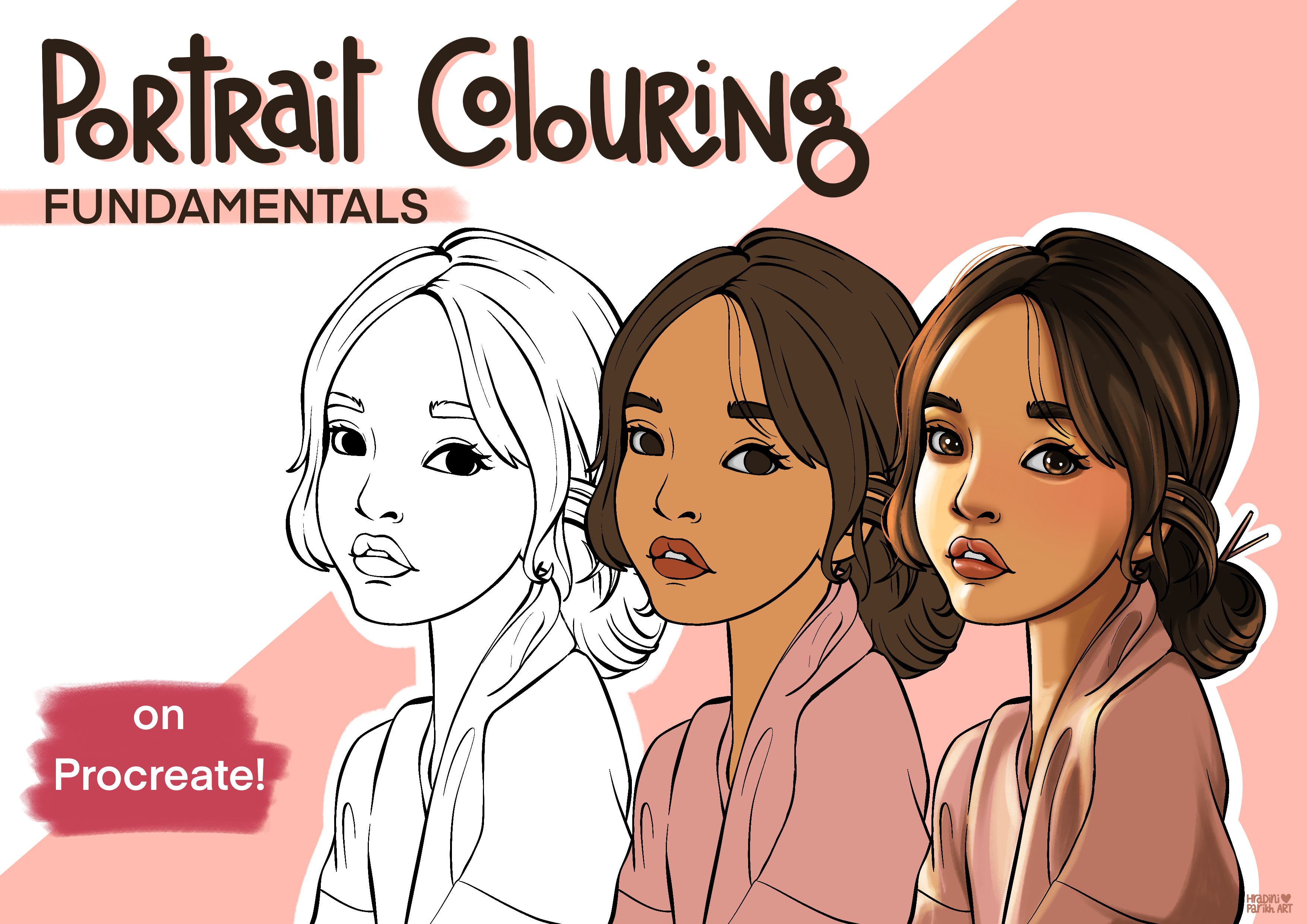 Portrait Colouring Fundamentals on Procreate