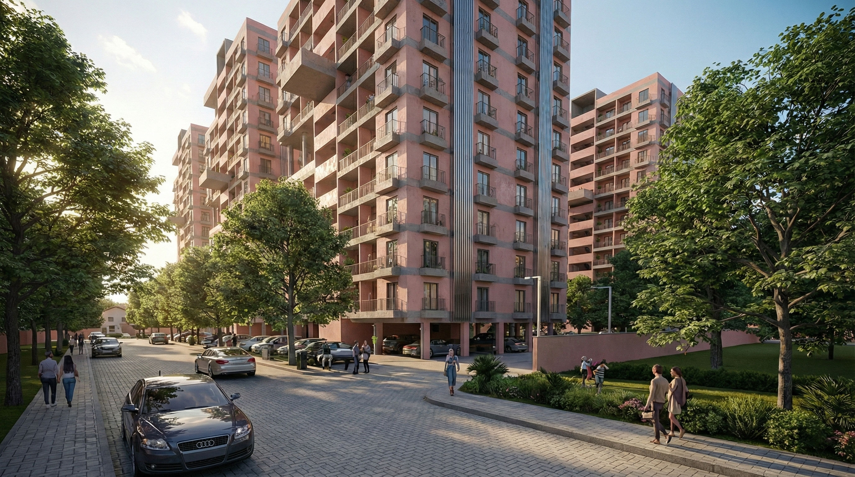 The Offset Towers - View 2