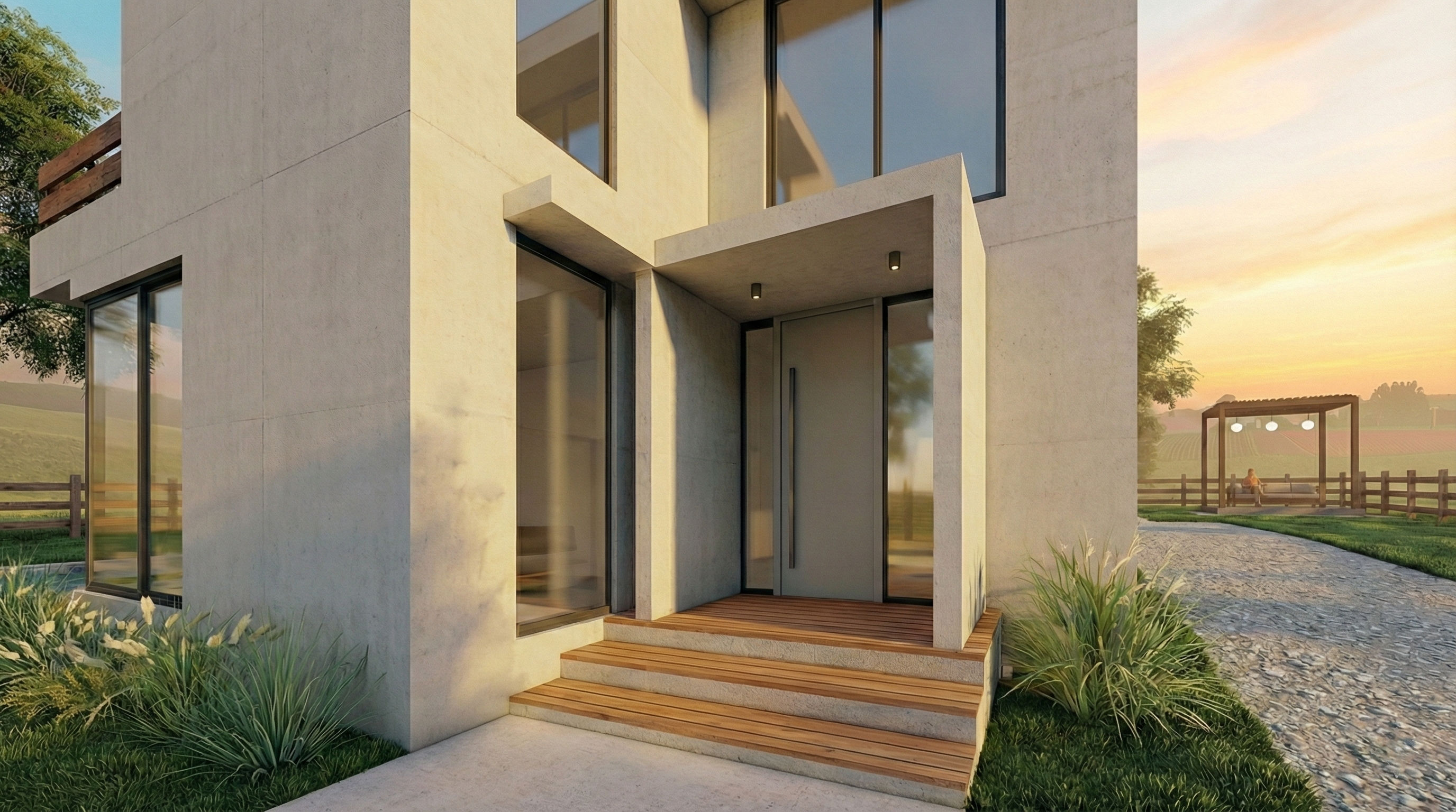 The Overhange House - View 2