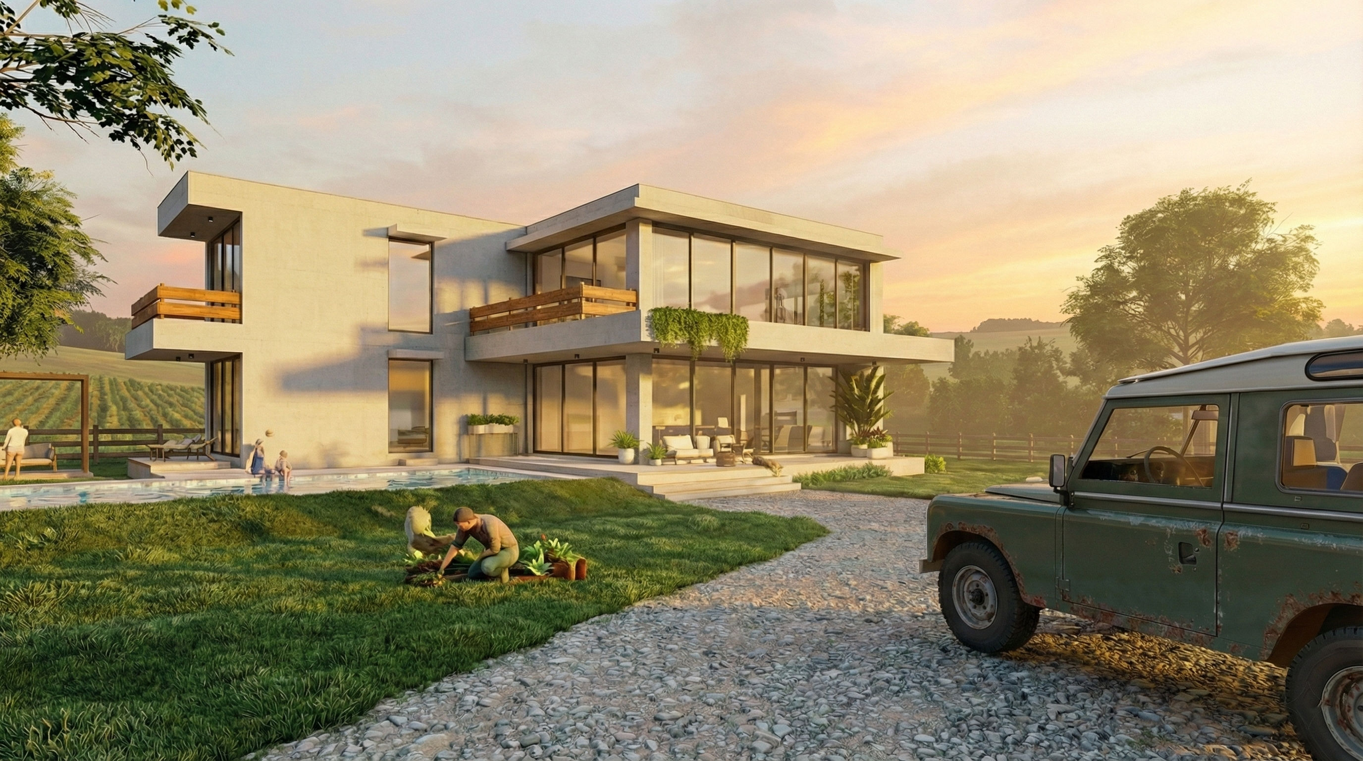 The Overhange House - View 5