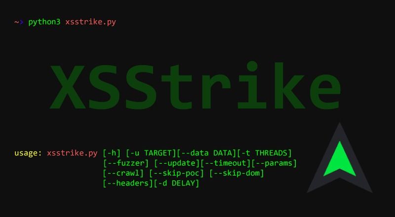 XSStrike — XSS Tools tool screenshot