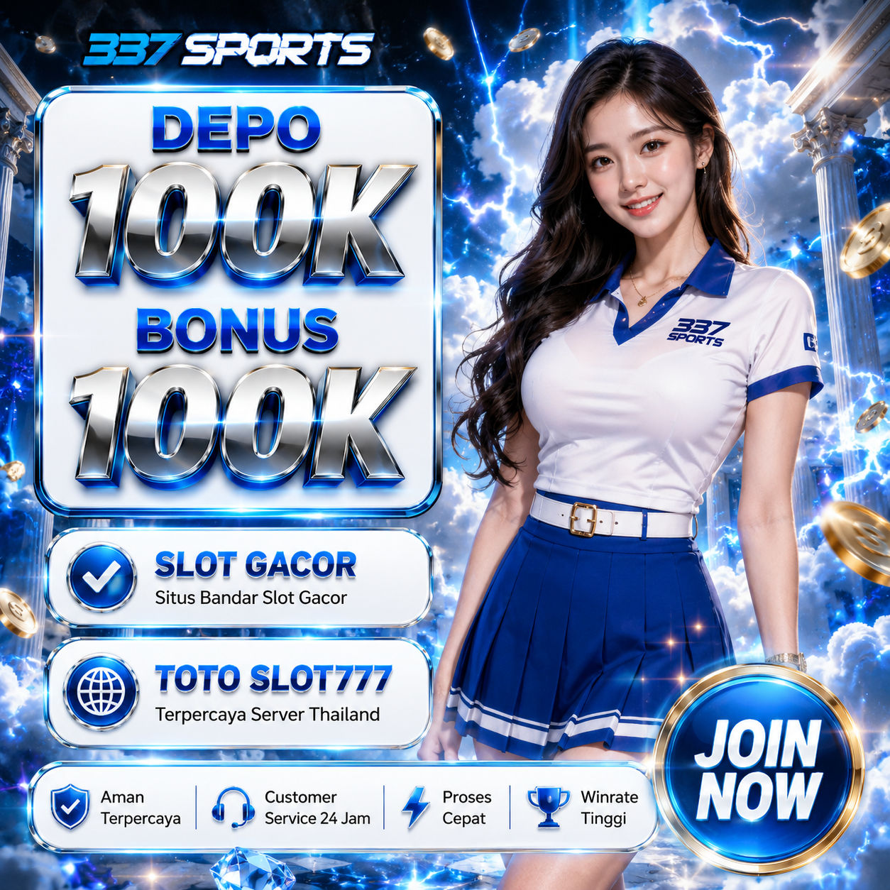 337SPORTS: Situs Bandar Slot Gacor & Toto Slot777 Online Terpercaya Server Thailand