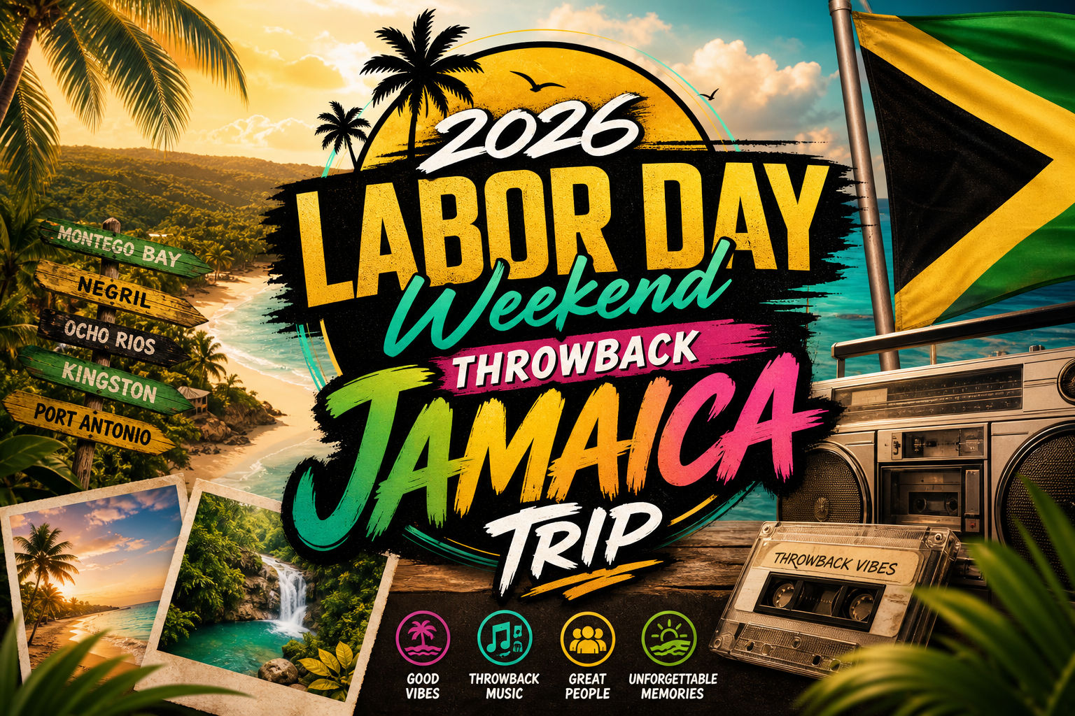 2026 Labor Day Weekend – Throwback Jamaica Trip