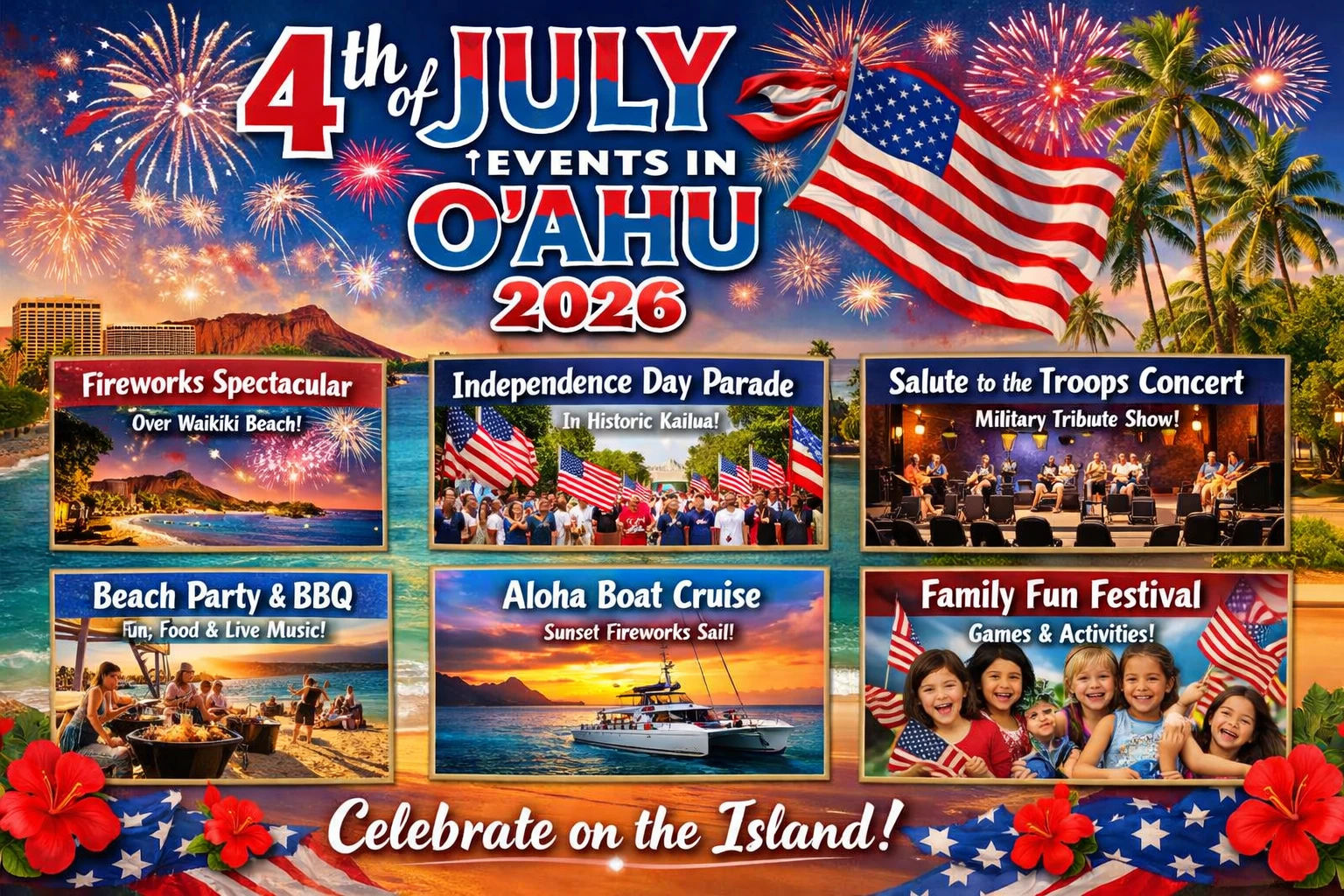 4th of July Events in Oʻahu 2026