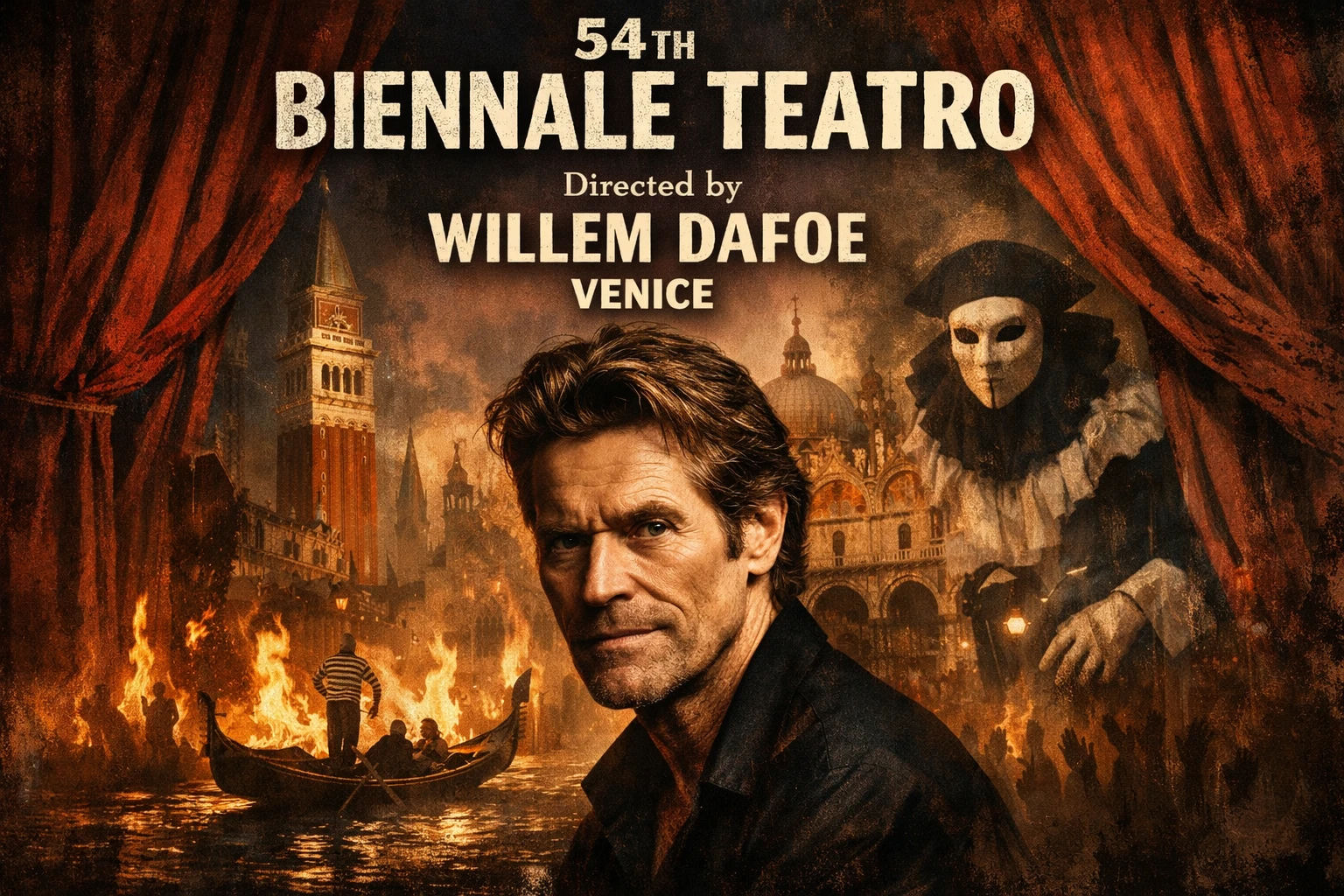 54th Biennale Teatro 2026 – Directed by Willem Dafoe