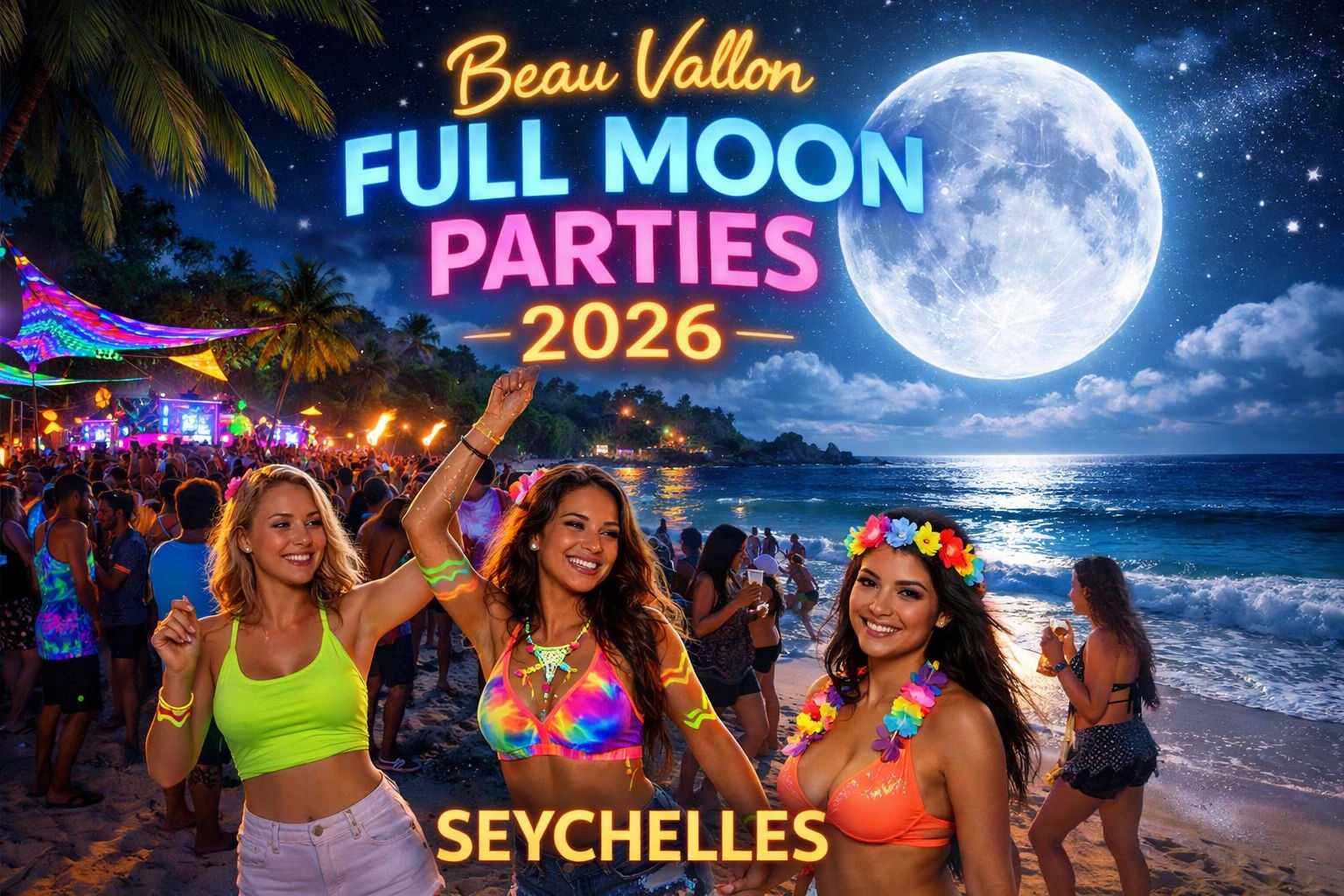 Beau Vallon Full Moon Parties 2026