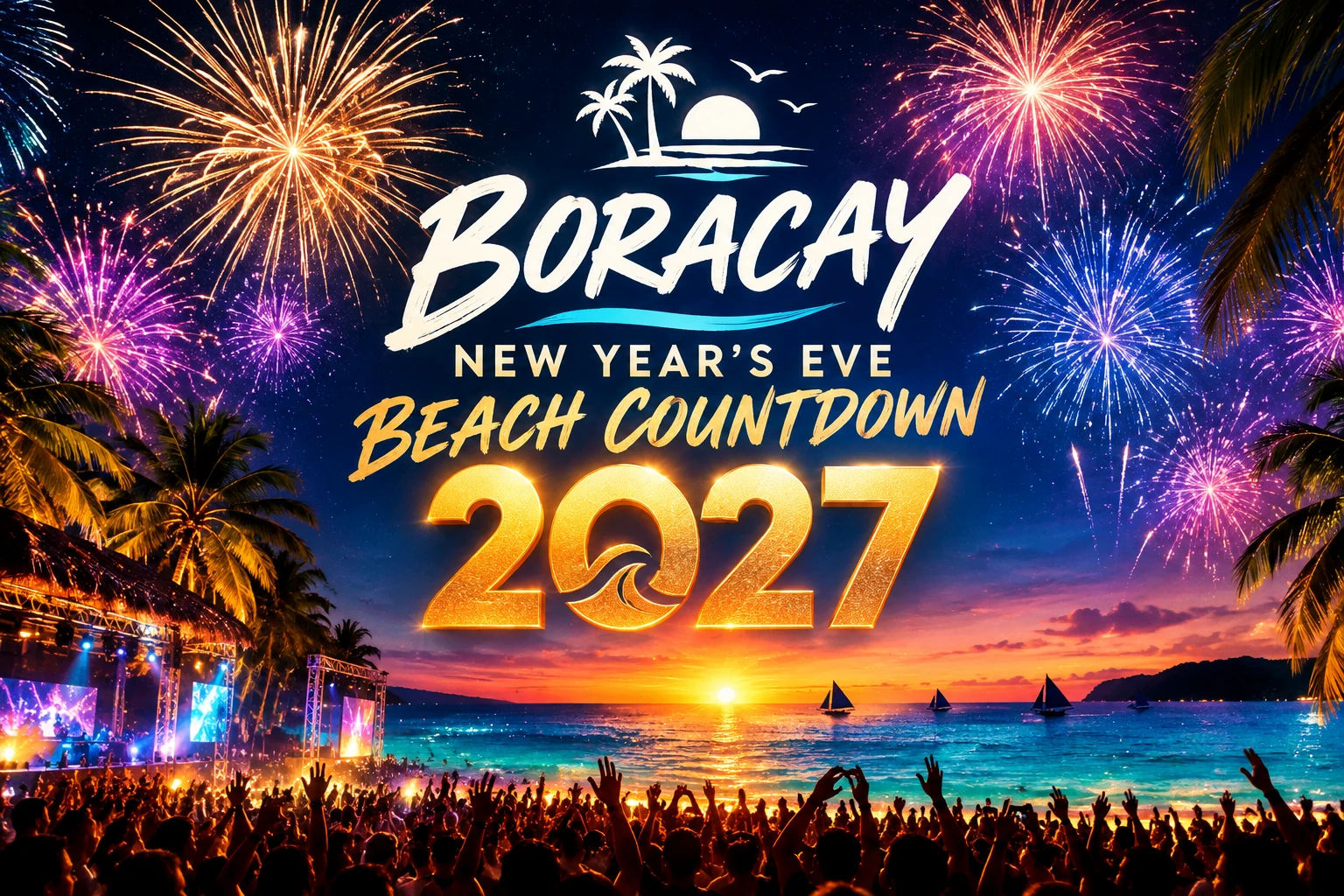Boracay New Year’s Eve Beach Countdown 2027