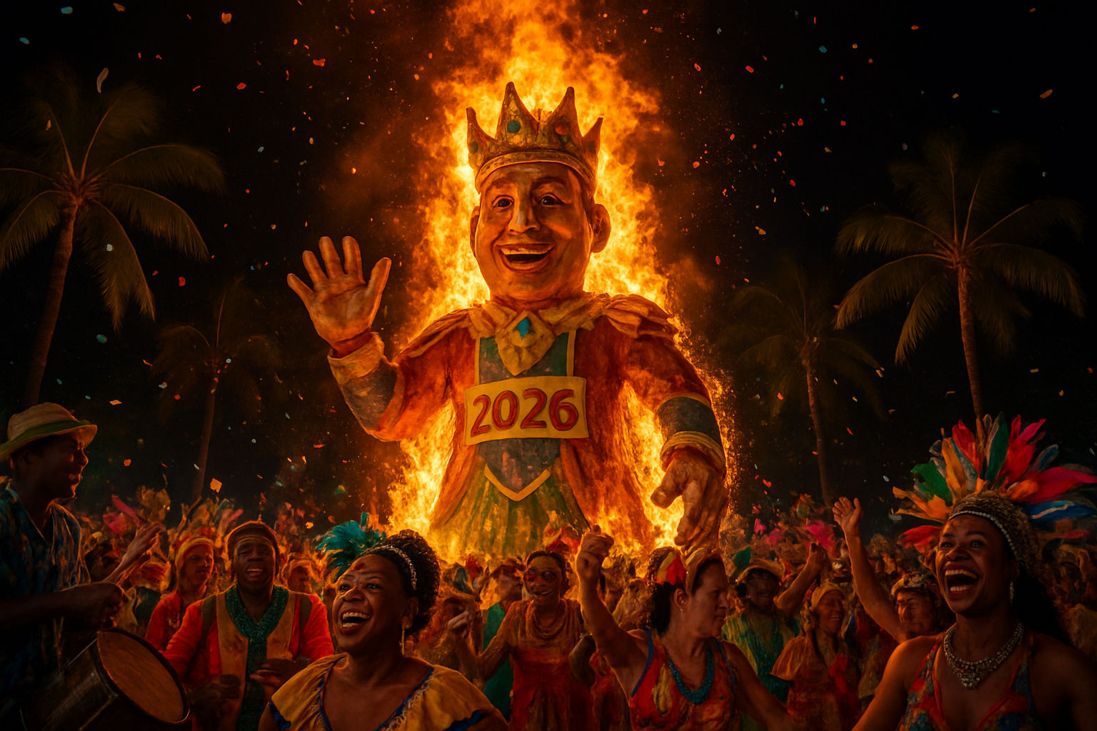 Burning of King Momo 2026