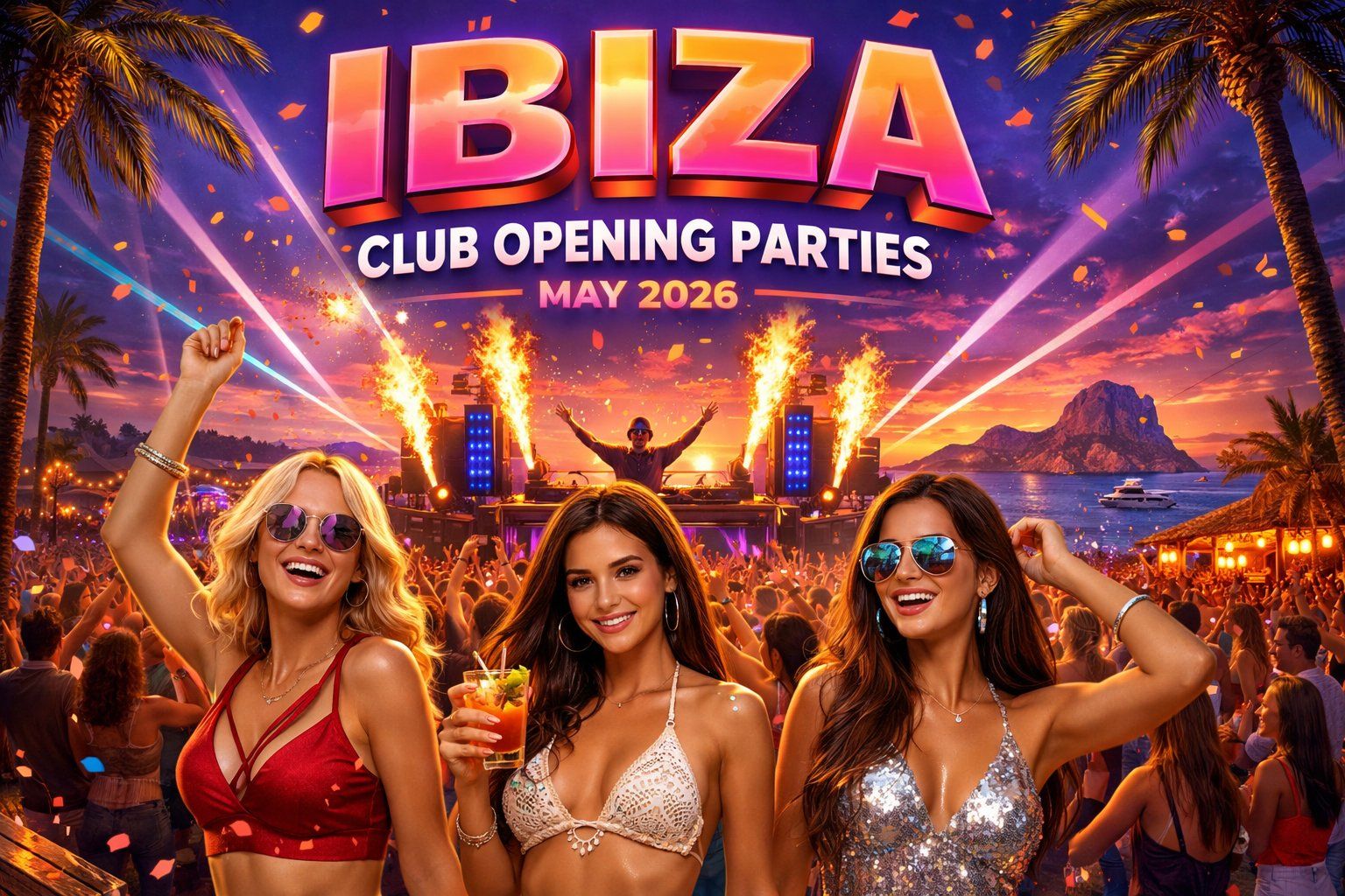 Ibiza Club Opening Parties (May) 2026