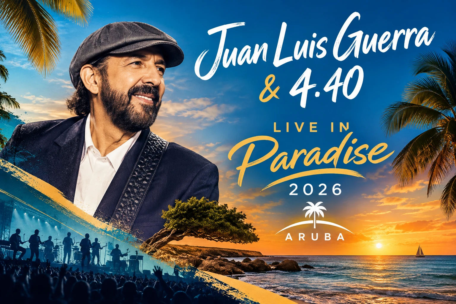 Juan Luis Guerra & 4.40 – Live In Paradise 2026