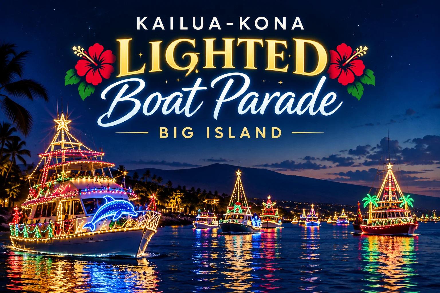 Kailua-Kona Lighted Boat Parade 2026