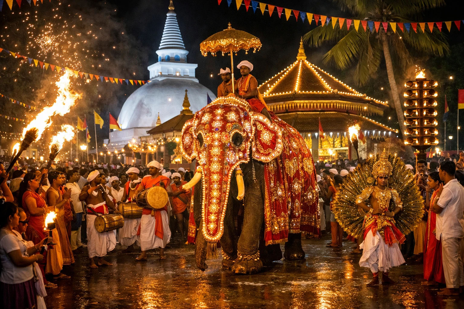 Kataragama Festival (Esala Festival – Kataragama Temple)
