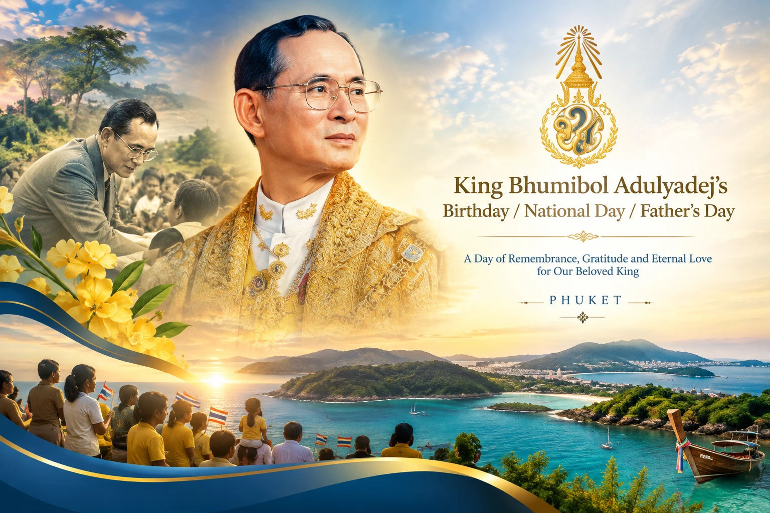 King Bhumibol Adulyadej’s Birthday / National Day / Father’s Day 2026