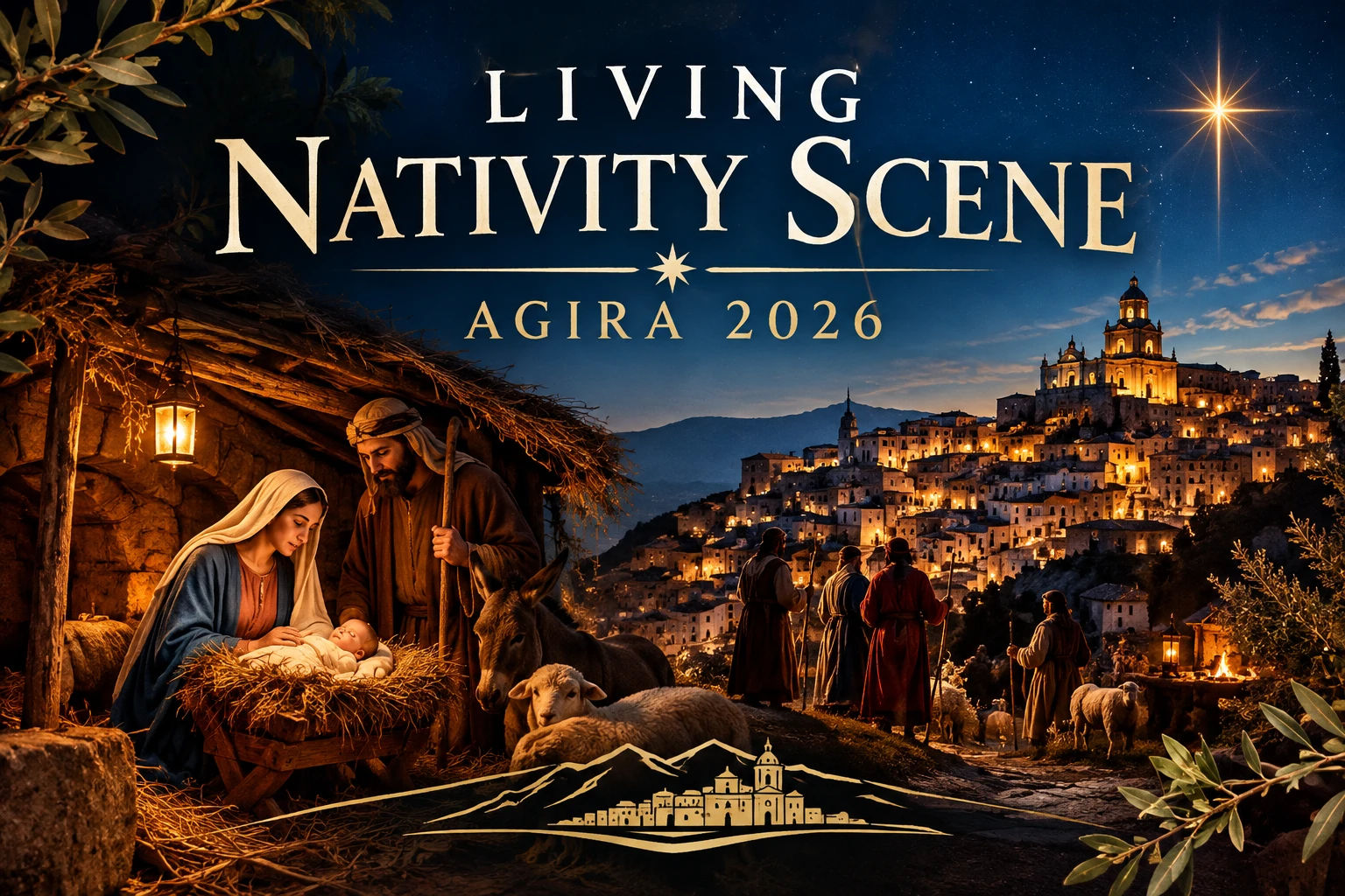 Living Nativity Scene — Agira 2026
