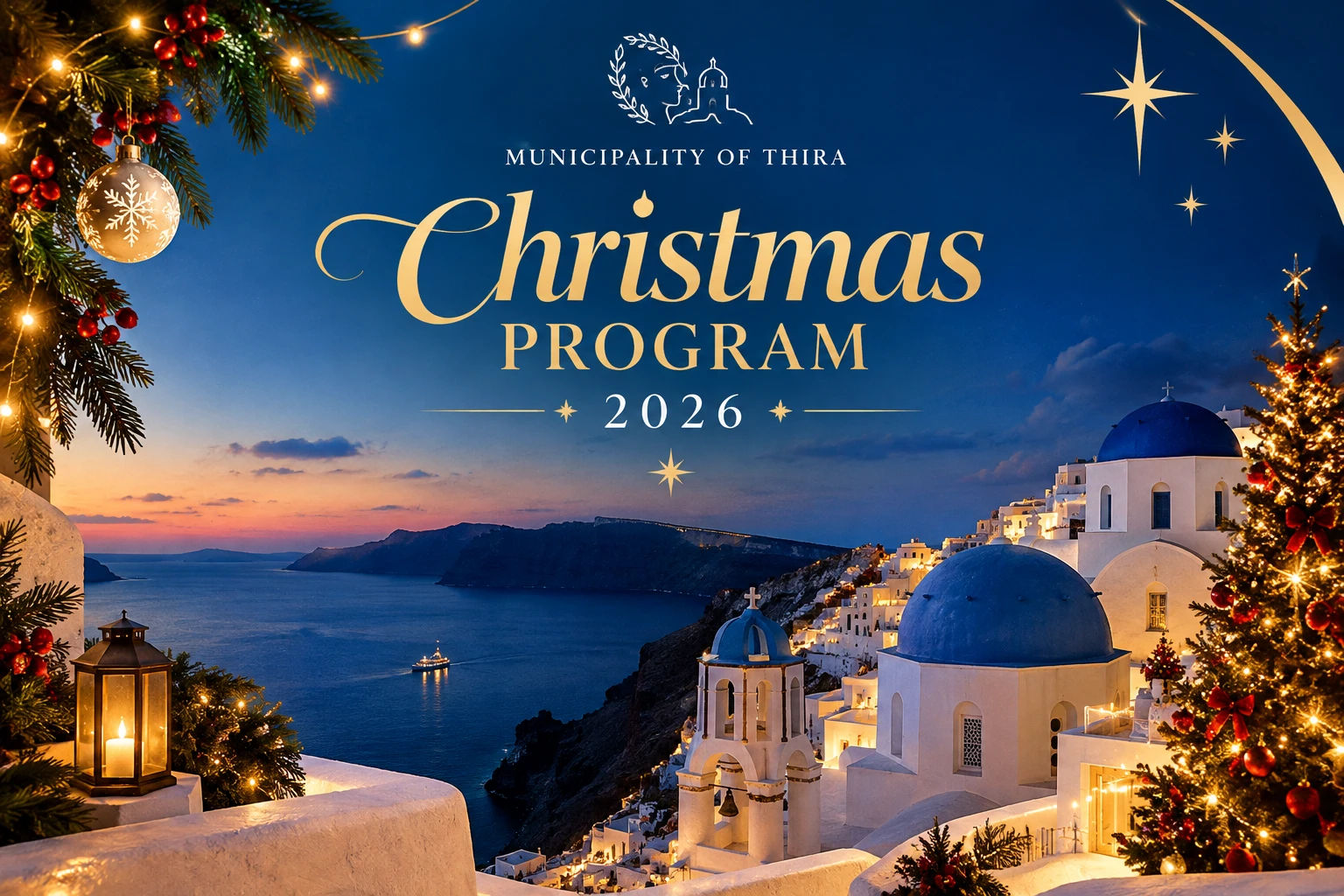 Municipality of Thira Christmas Program 2026