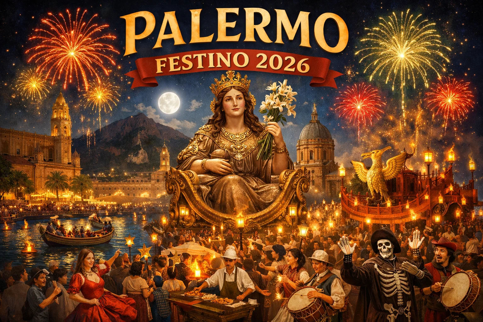Palermo Festino (Feast of Saint Rosalia) 2026