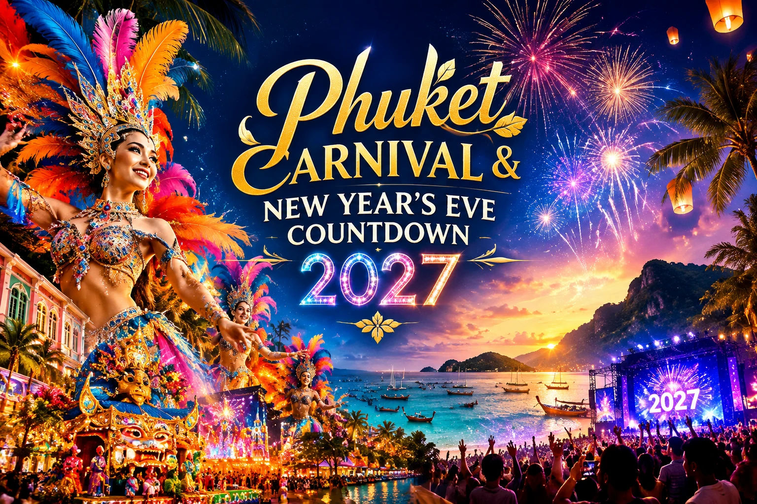Phuket Carnival & New Year’s Eve Countdown 2027