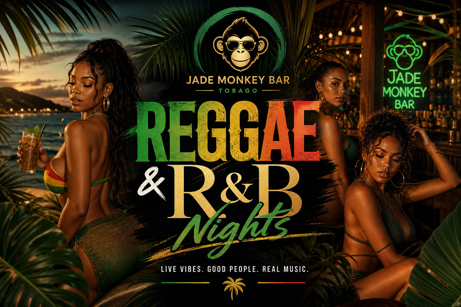 Reggae & R&B Nights – Jade Monkey Bar 2026