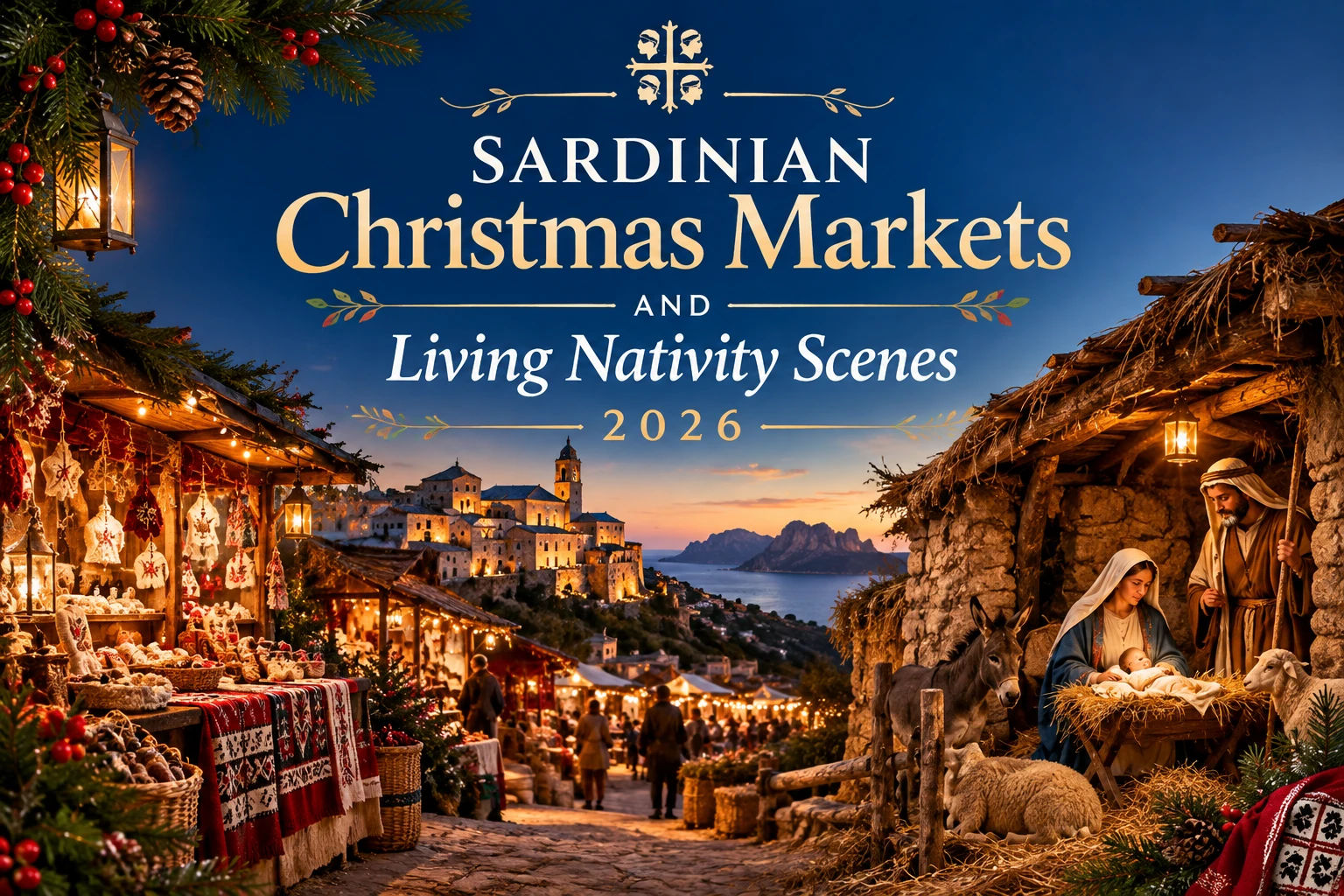 Sardinian Christmas Markets and Living Nativity Scenes 2026