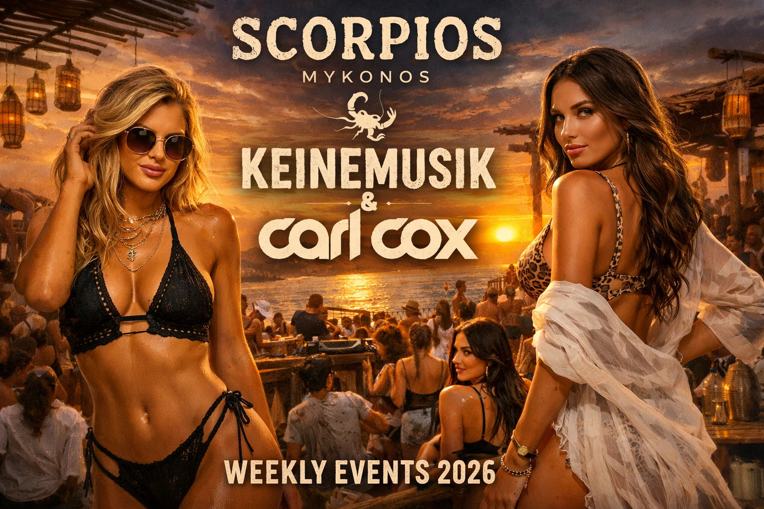 Scorpios Mykonos – Keinemusik & Carl Cox Weekly Events 2026