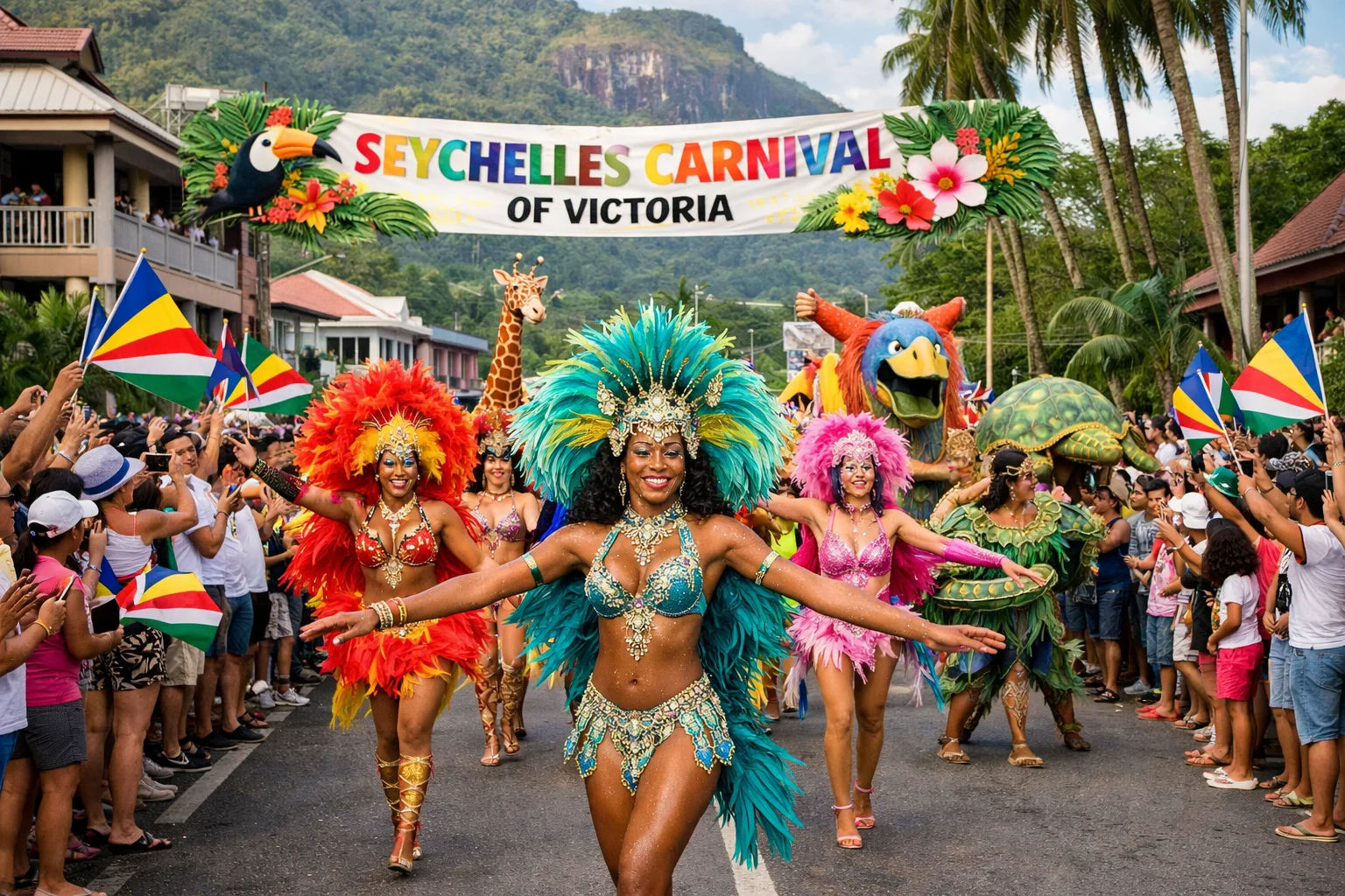 Seychelles Carnival of Victoria