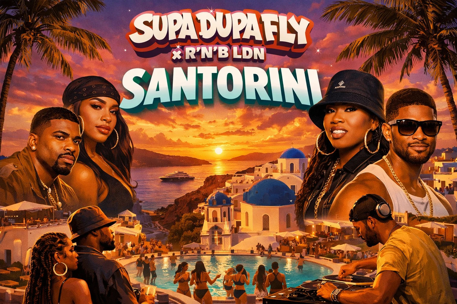 Supa Dupa Fly x R'n'B LDN: Santorini 2026