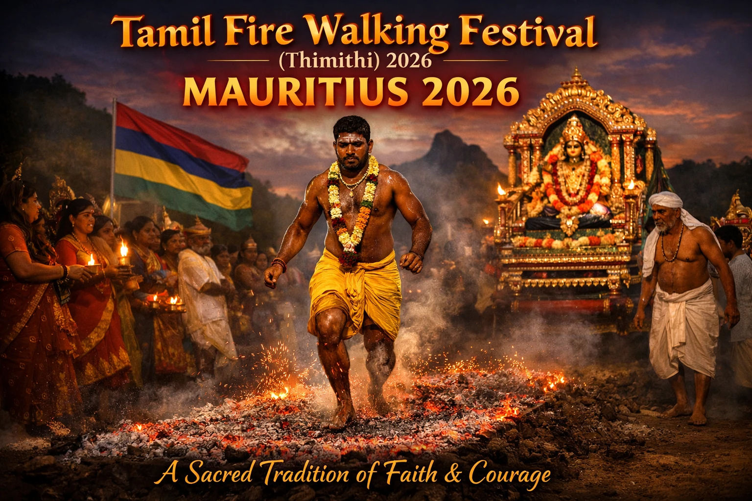 Tamil Fire Walking Festival (Thimithi) 2026