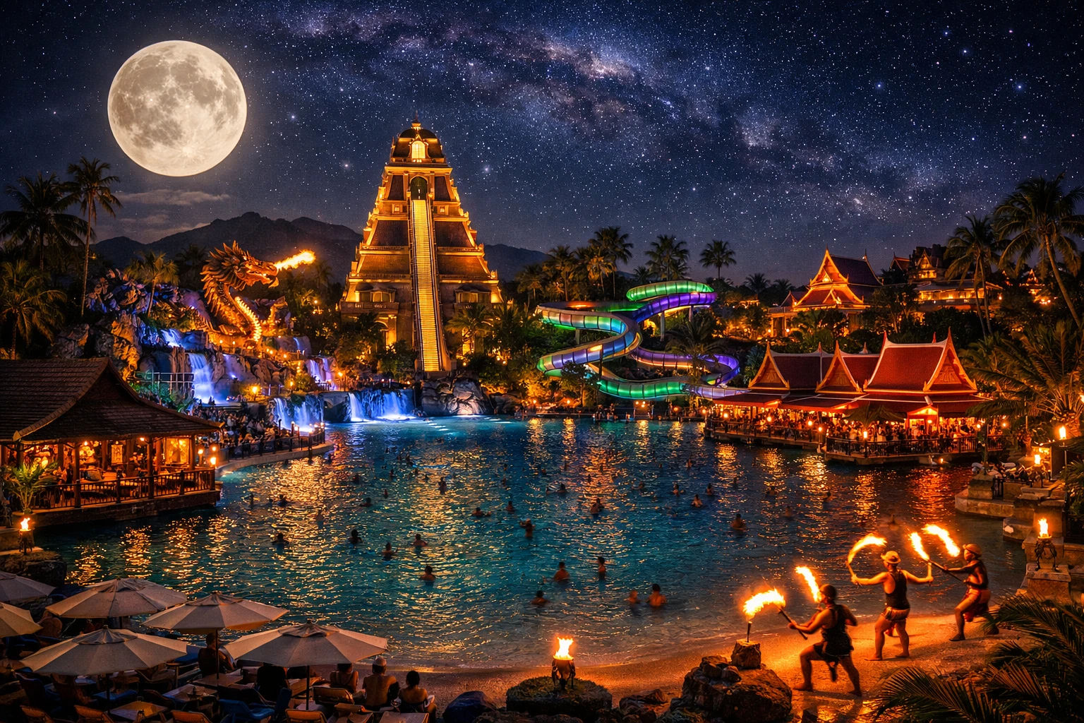 Siam Park at Night – Weekly Summer Nights 2026