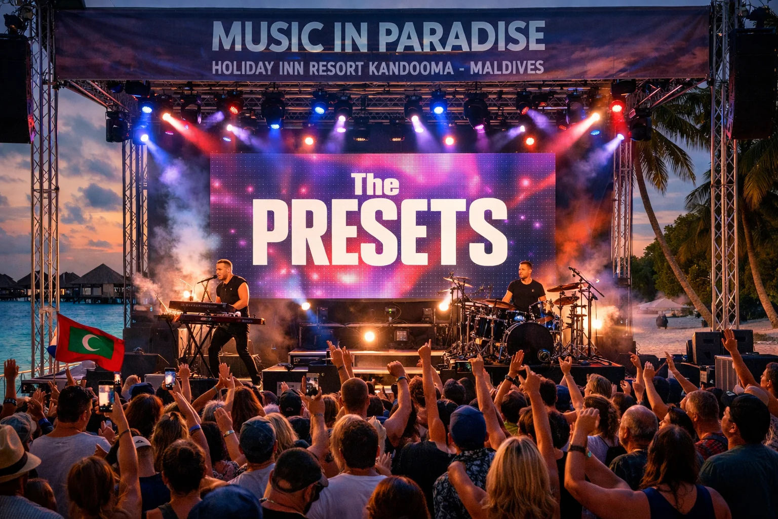 The Presets Live in the Maldives (Music in Paradise @ Holiday Inn Resort Kandooma) 2026