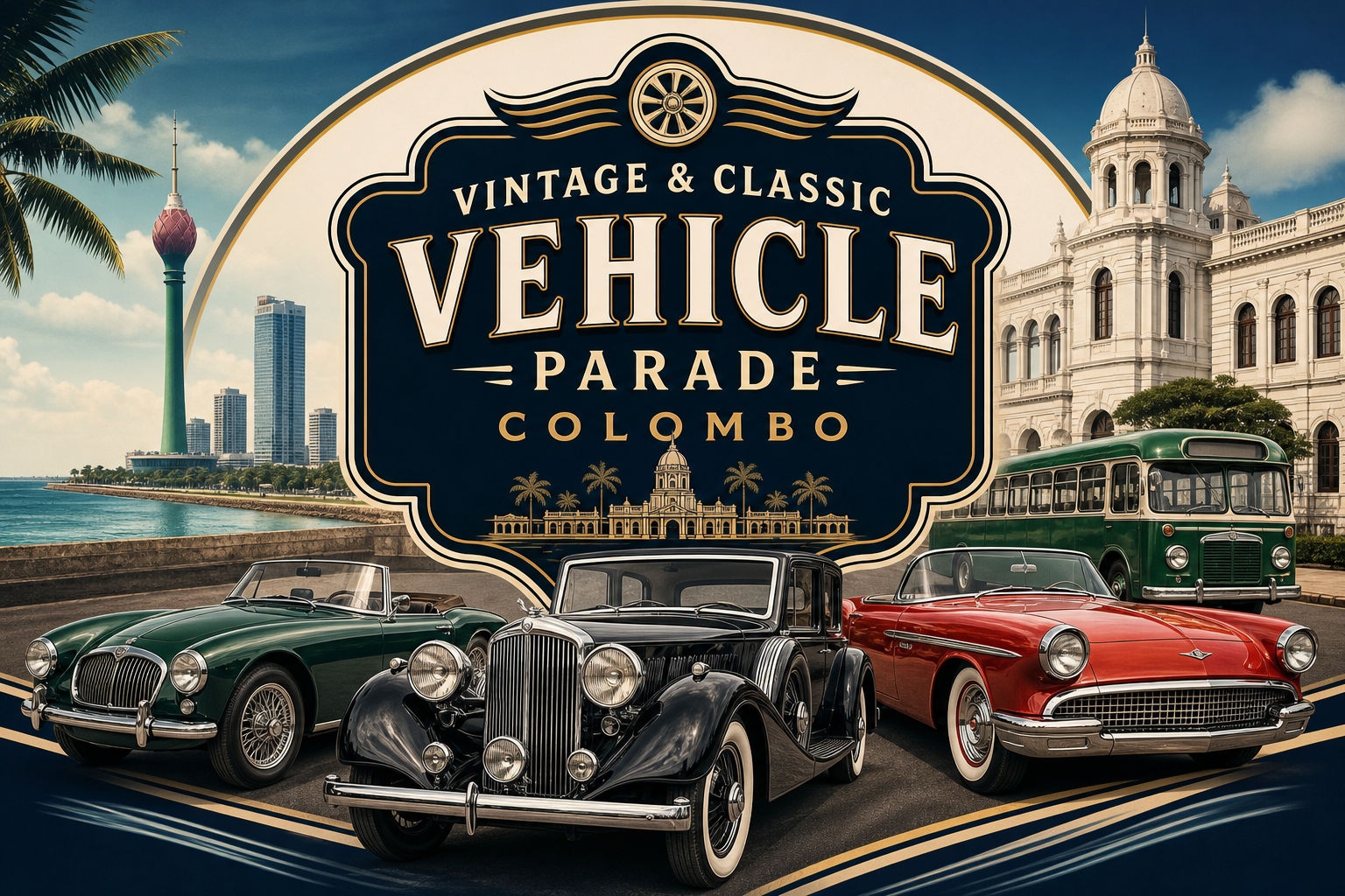 Vintage & Classic Vehicle Parade – Colombo 2026