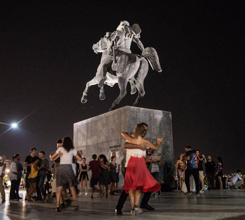 Milonga thessaloniki Openair tango event, βραδιά Αργεντίνικου Τάνγκο Θεσσαλονίκη