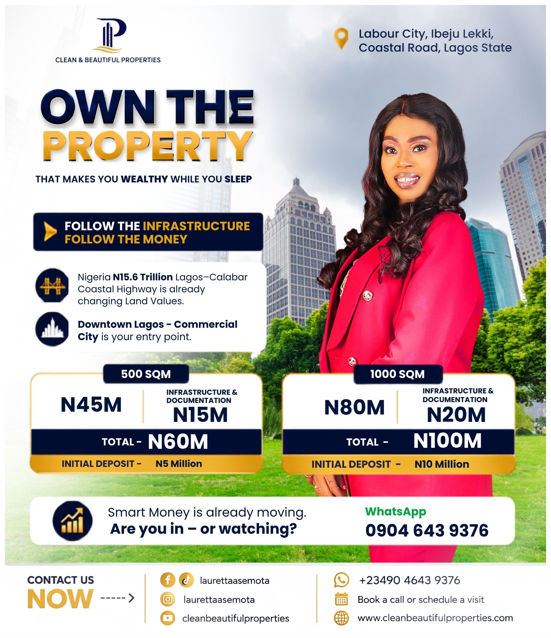 OWN LAND THAT WORKS EVEN WHILE YOU SLEEP.
