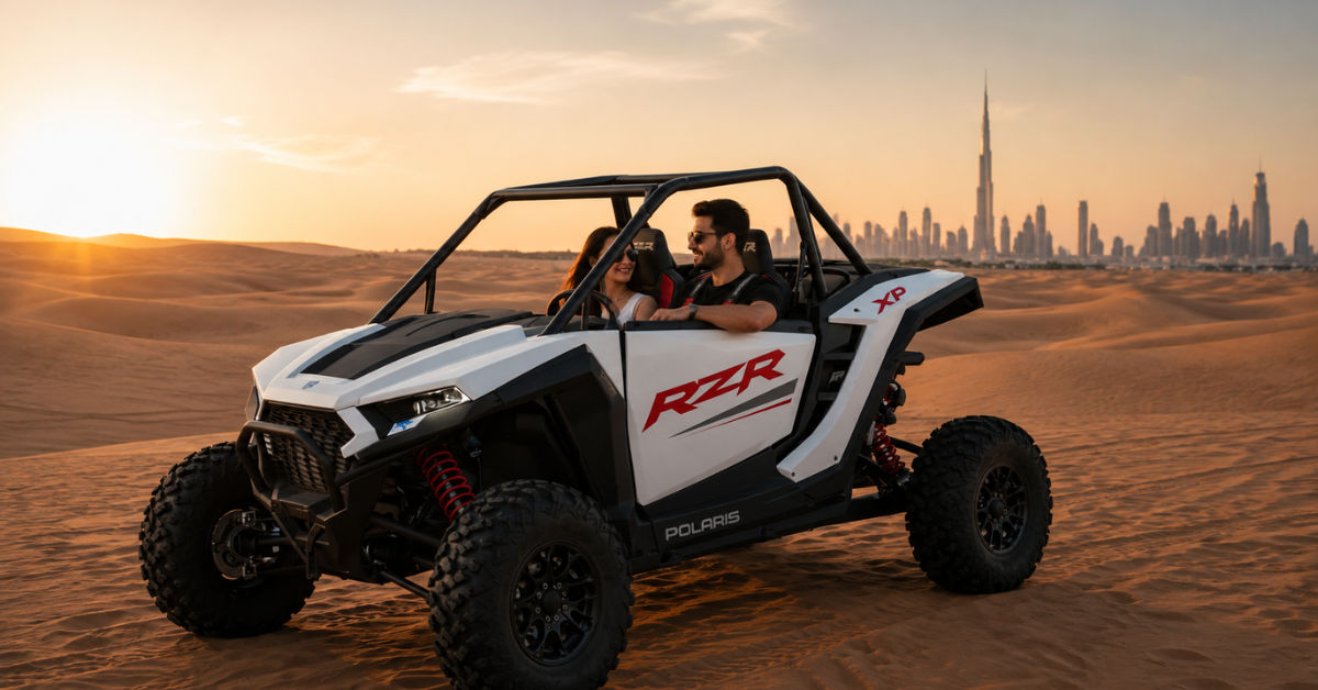 AED 300-700 tier Polaris RZR XP 2-Seater dune buggy Dubai