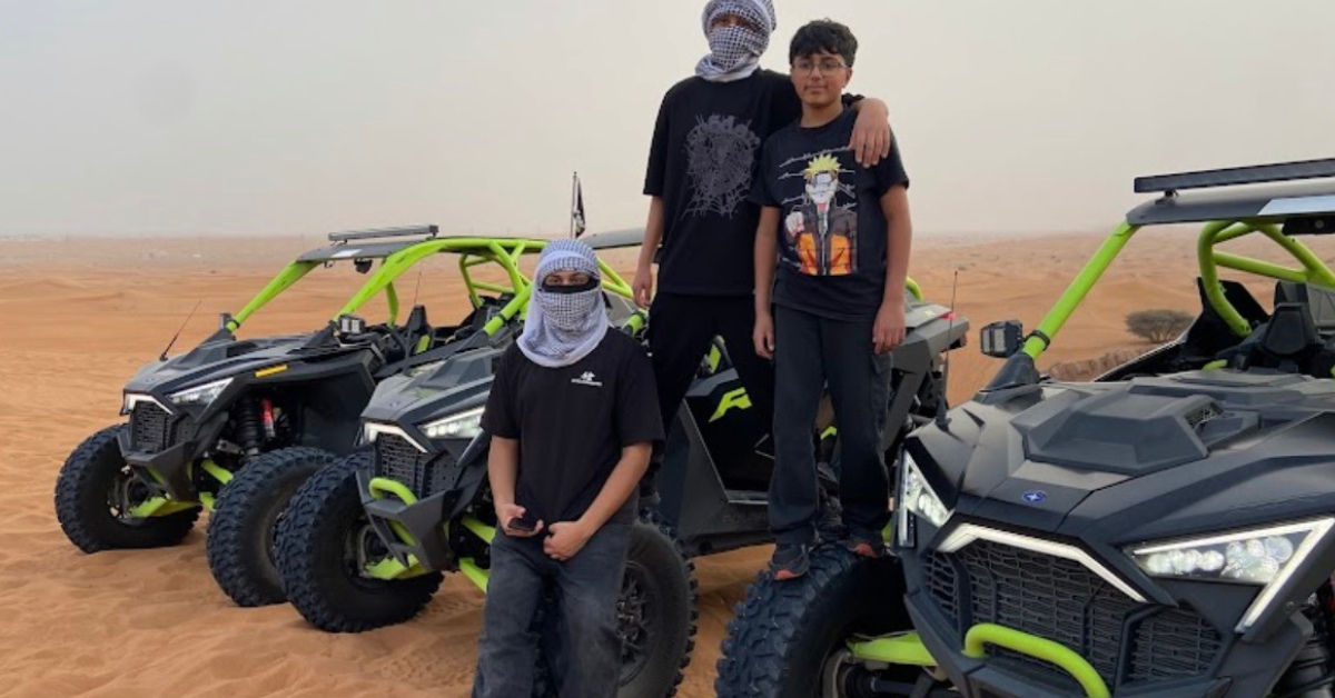 UAE resident family building desert weekend routine over months