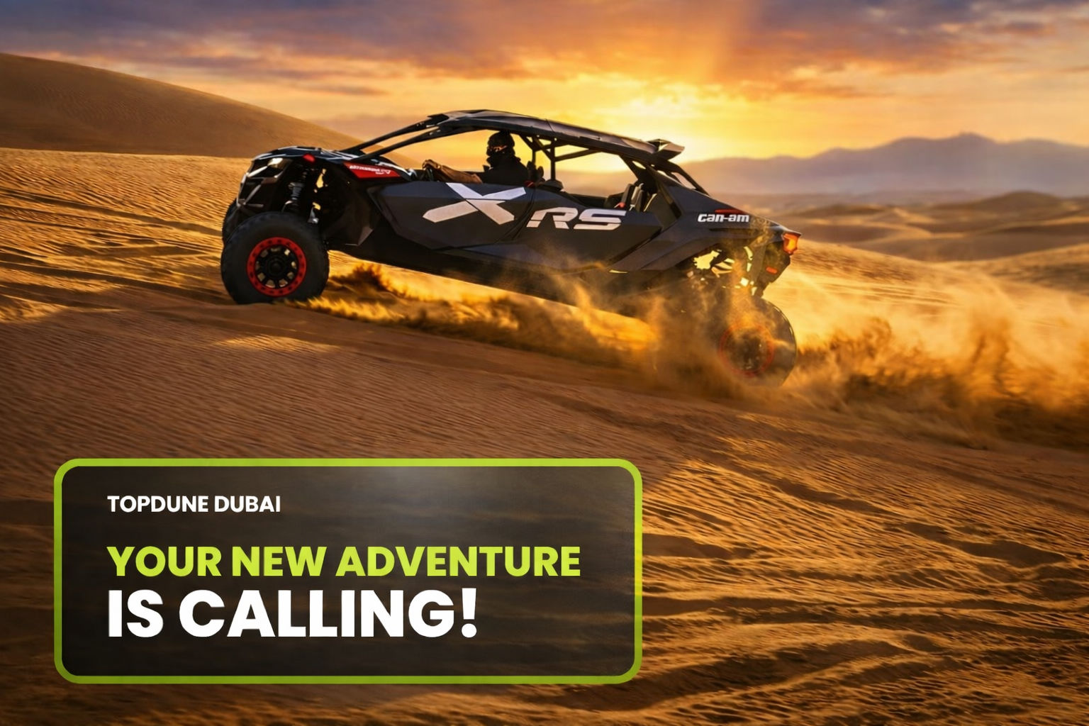 Dune Buggy Ride in Dubai - TopDune Dubai Desert Adventure