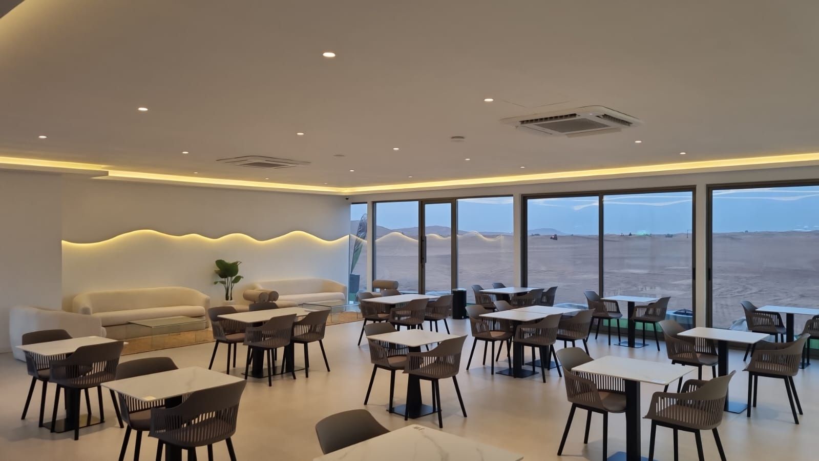 Desert venue panoramic view