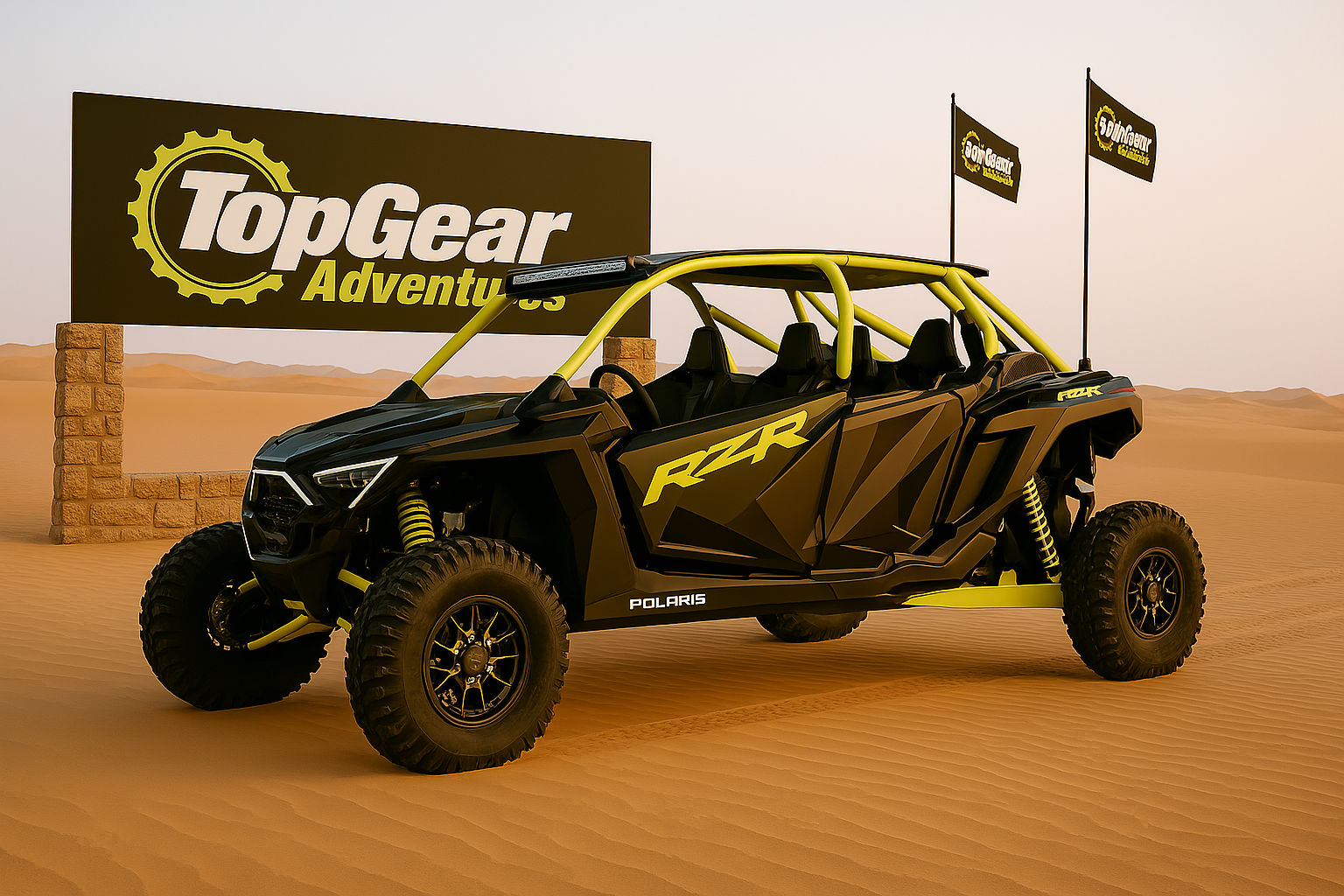 Polaris RZR Pro R 2000 cc Dune Buggy Dubai - 4 Seater
