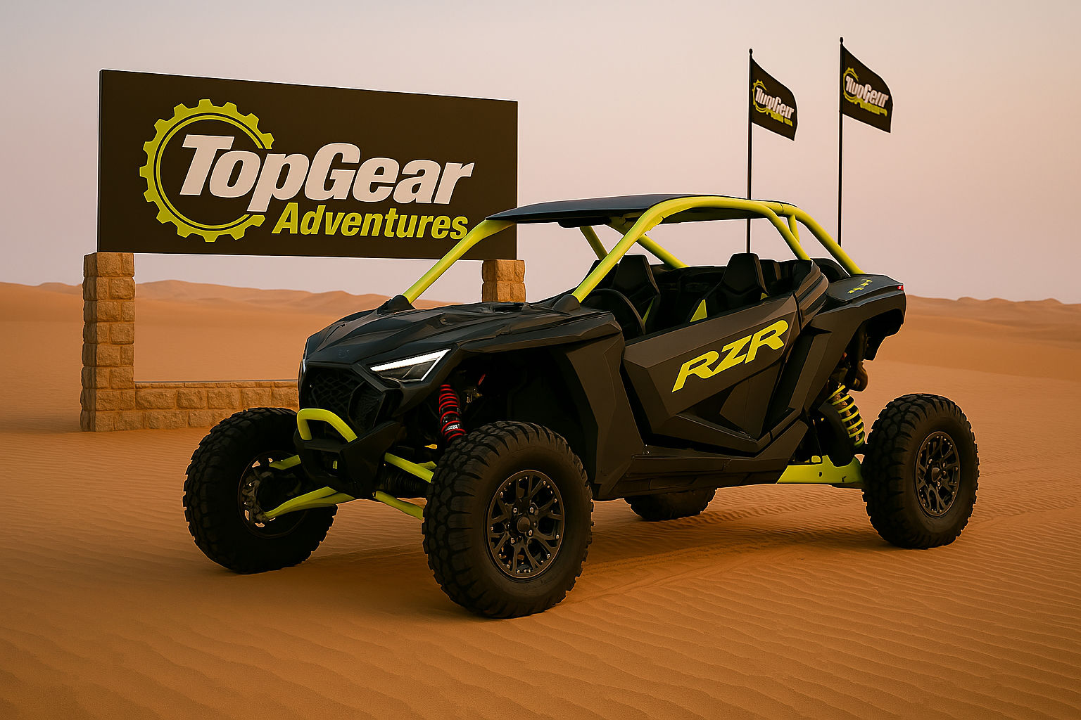 Polaris RZR Pro R 2000 cc Dune Buggy Dubai - 2 Seater